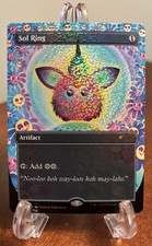 MTG Sol Ring Borderless Confetti Foil Secret Lair Furby 2330 Magic The Gathering