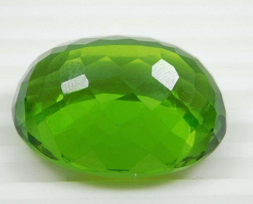 AAA+ 76.15 Ct. Large Green Peridot Emerald Cut Loose Gemstone for Ring & Pendant - Picture 7 of 9