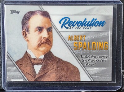2019 Topps Albert Spalding Revolution of the Game Sporting Goods Magnate REV-5