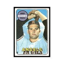 1969 Topps Andy Messersmith RC Angels #296