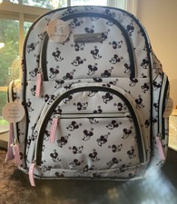 DISNEY BABY MINNIE MOUSE Baby Diaper Bag Backpack 14 Pockets NWT Shower Gift