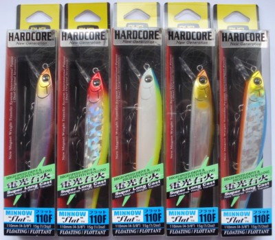 Duel Hardcore Minnow Flat 110F Japan Wobbler, Köder, Raubfische, Hecht, Barsch