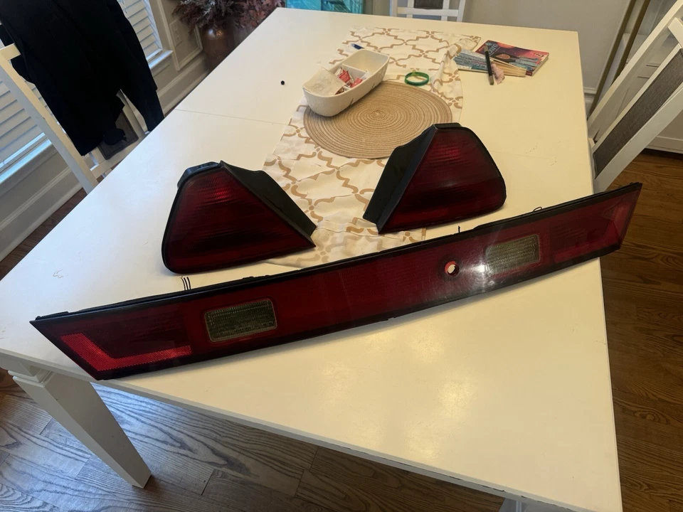 Conjunto completo de luces traseras Honda Accord 2 puertas cupé OEM 98 99 2000 01 02 usado  Foto 4 de 4