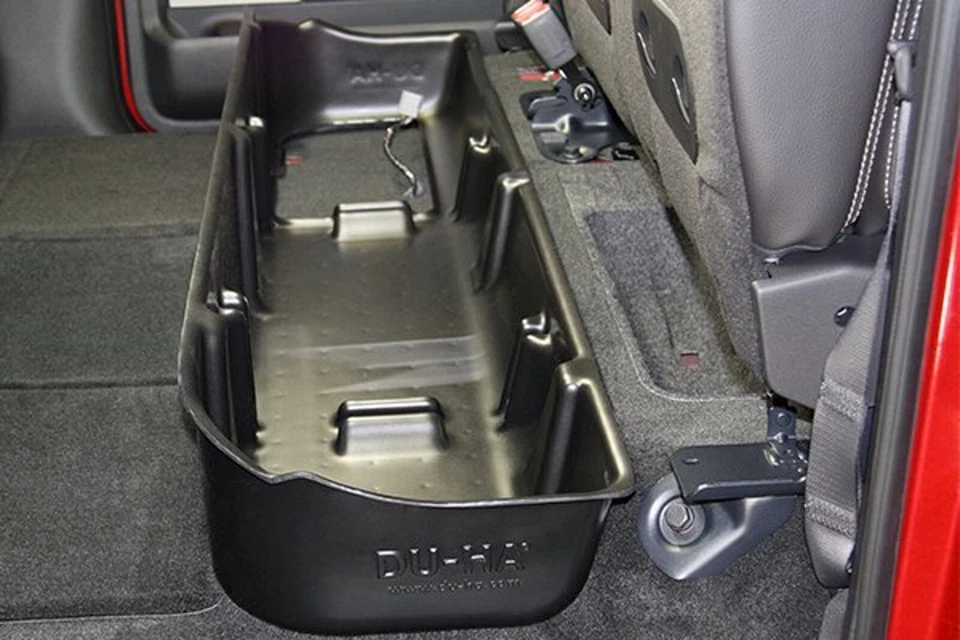 Caja organizadora de almacenamiento debajo del asiento Du-Ha 20078 estuche para pistola para Ford F-150 doble cabina Foto 3 de 4