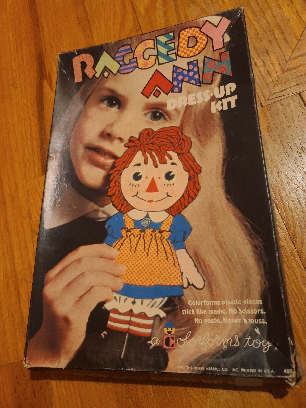 Raggedy Ann Dress Up Kit Colorform 1967 eBay