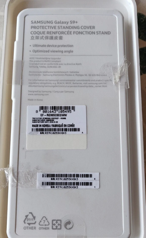  Samsung Protective Standing Cover per Galaxy S9+ Plus G965F - Immagine 3 di 3