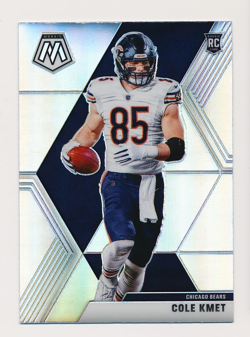 Cole Kmet 2020 Panini Mosaic Silver Prizm #218 RC Chicago Bears