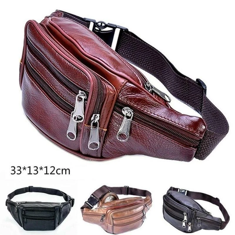 Leather Waist Bag | Hip Belt Bag