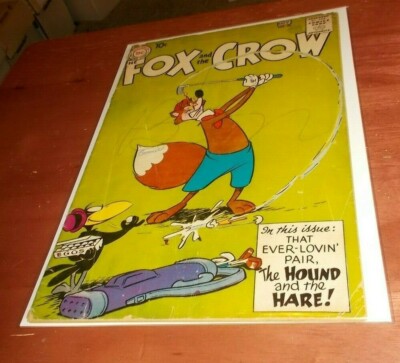 THE FOX AND THE CROW # 58 DC NATIONAL COMIC F/GD 1959 FUNNY ANIMALS SILVER AGE