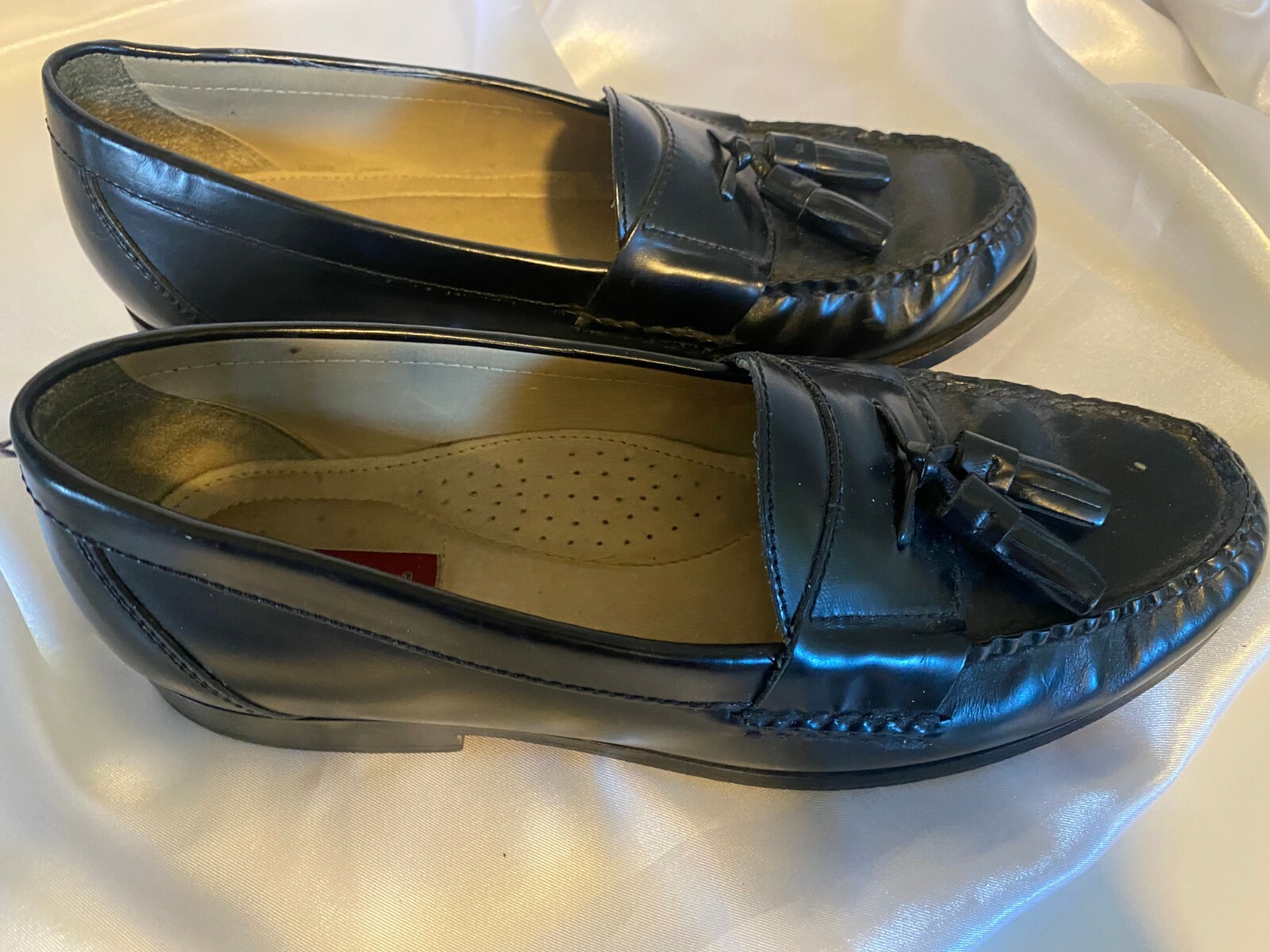 BASS Black Tassel Loafers - Gem