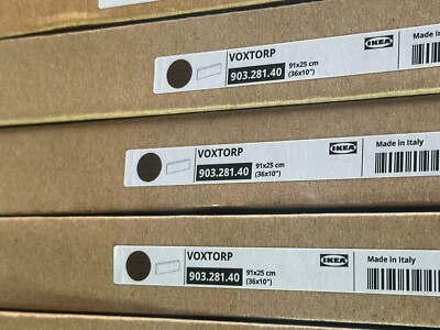 Qty 1 New IKEA Walnut Effect VOXTORP 36x10 '' (91x25 cm) Drawer Front 903.281.40