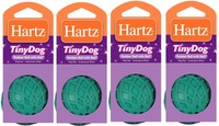 Hartz Rubber Ball With Bell Pack Of 4 Hartz Rubber Ball With Bell Pack Of 4