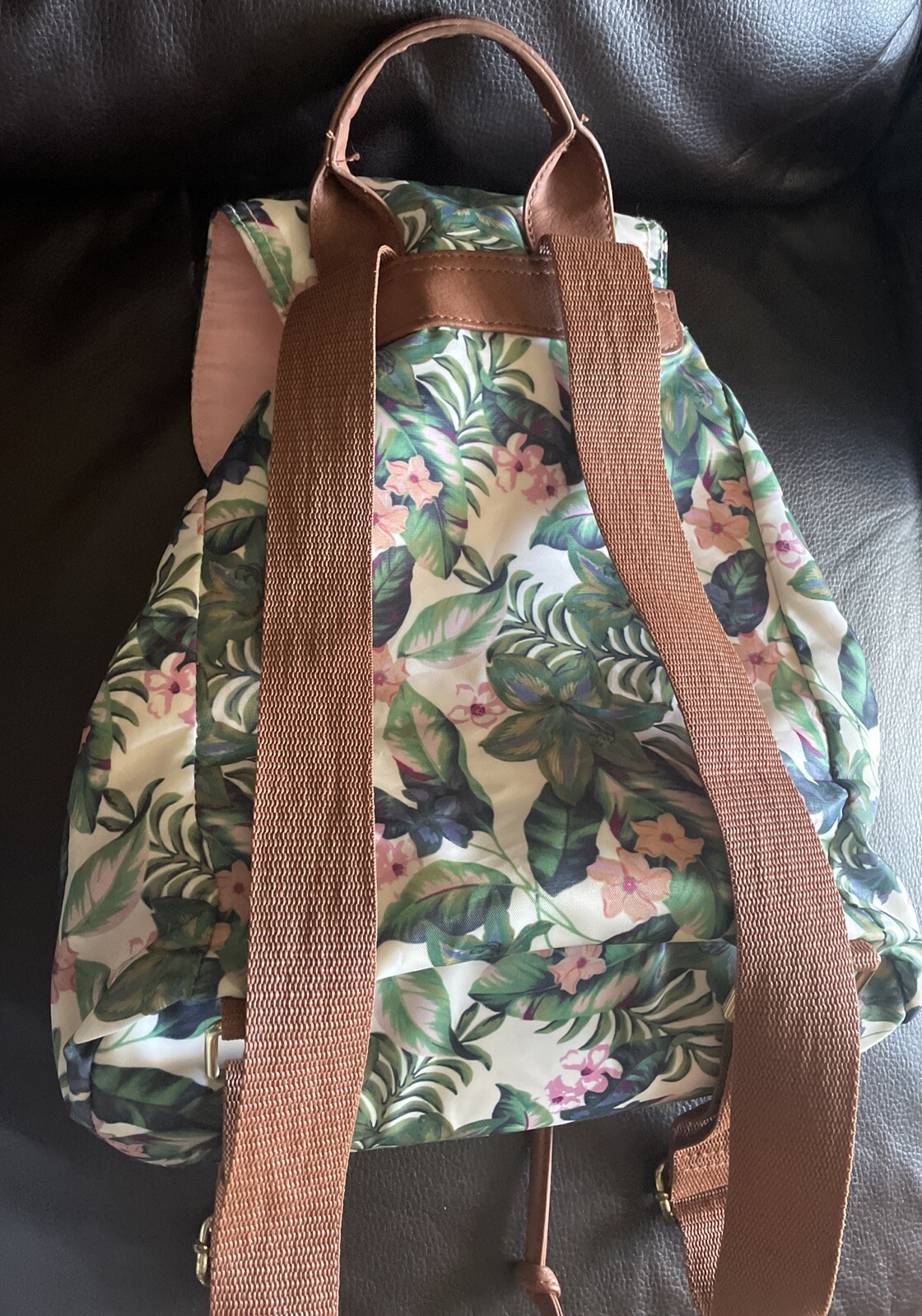 American Eagle Floral Backpack - image 3