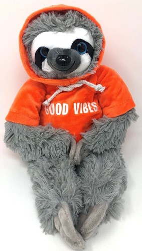 PLUSH SLOTH IN HOODIE - 8416 MONKEY 