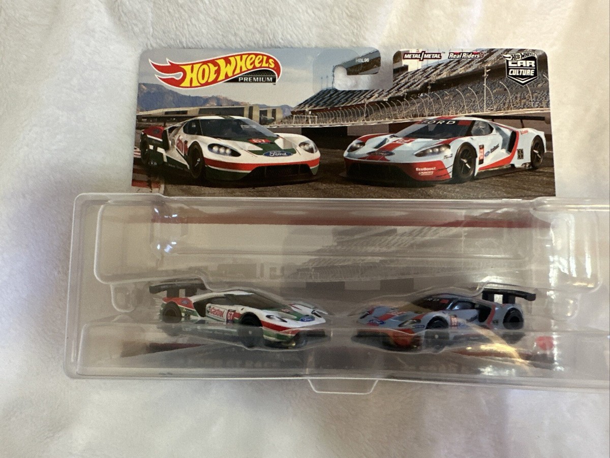 2023 Hot Wheels Premium Car Culture 2 Pack 2016 '16 Ford GT Race