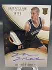 Mason Plumlee 2013-14 Panini Immaculate RPA Rookie Jersey Patch Auto 10/99