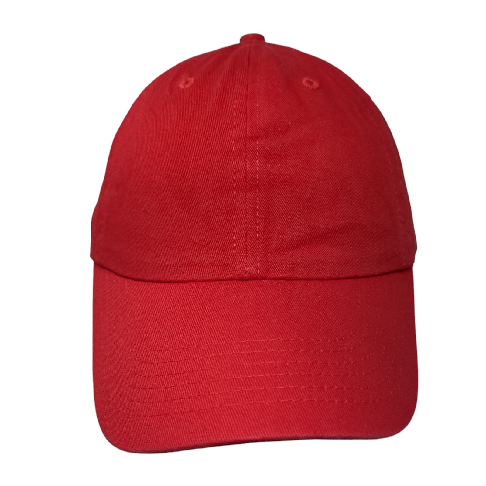 Unbranded Slideback Hat Solid Red One Size Adjust… - image 1
