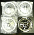 57 1957 Chevrolet Chevy Belair, 210, 150, 4, Four New Hub Caps Set Show Quality