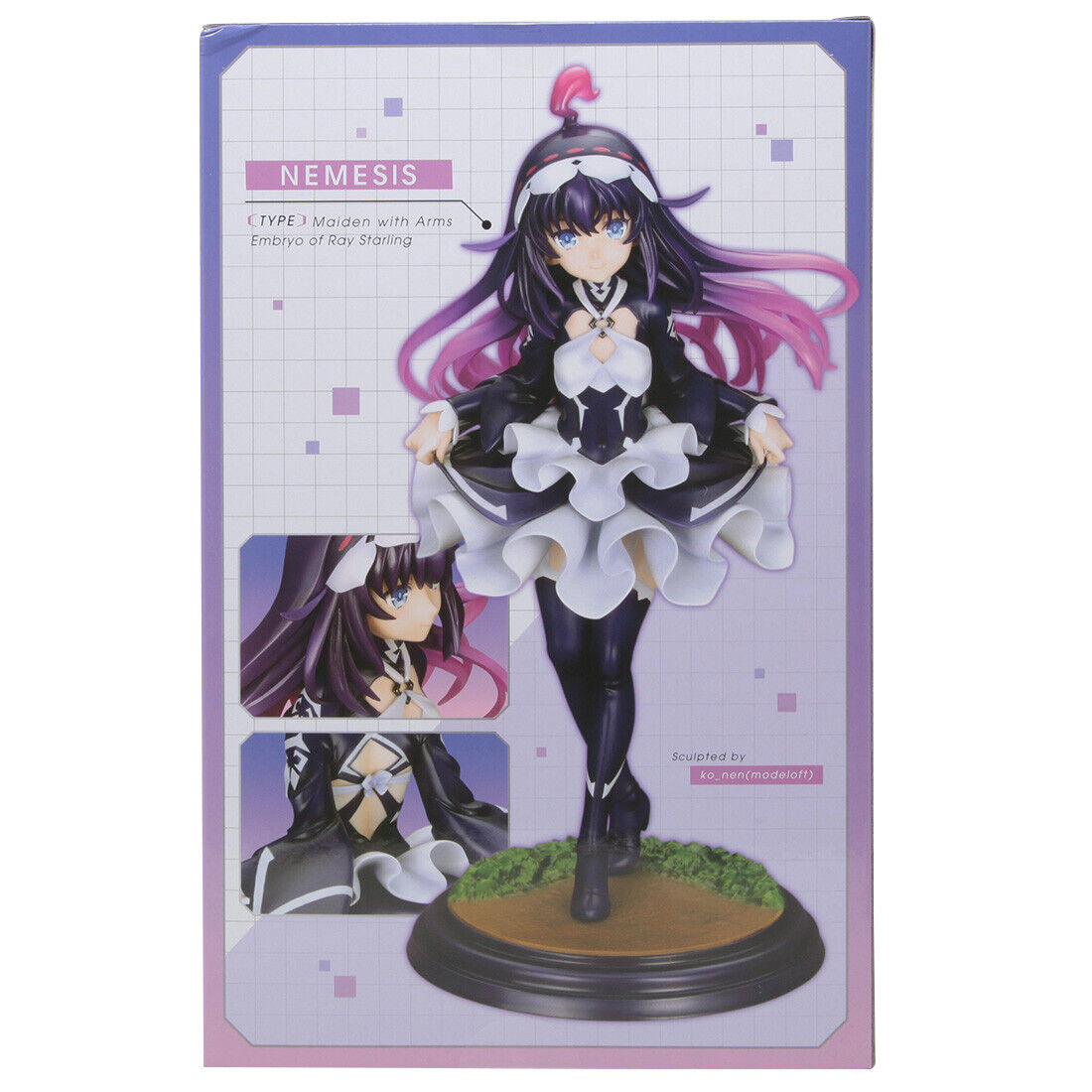 Kotobukiya Infinite Dendrogram Nemesis Statue purple