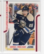 Samuel Pahlsson 11-12 Panini Score Hockey Base Glossy #147 Columbus Blue Jackets