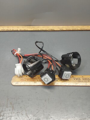 NOS MCI Bus Coach Passenger Dual Light Switch Assy With Switch 03-08-1160