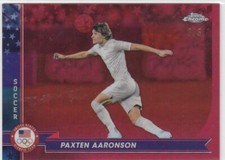 Paxten Aaronson Chrome 2024 Red Refractor /5 #191