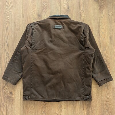 Barbour A1551 Bushman Wax Jacket Made In England Waxed Cotton