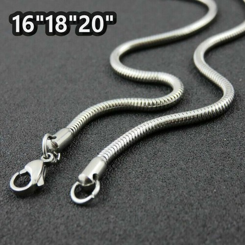 3MM 925 SOLID STERLING SILVER SNAKE 