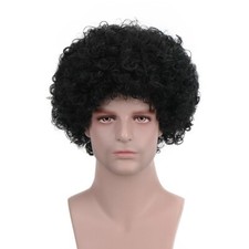 Fluffy Afro Synthetic Clown Wig for Men Women Cosplay Anime Christmas Party