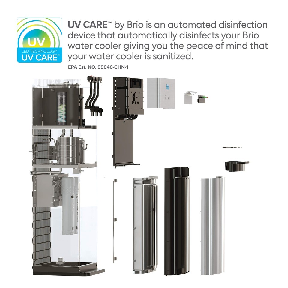 520 Bottleless Water Cooler Dispenser with 2 Stage Filtration Self