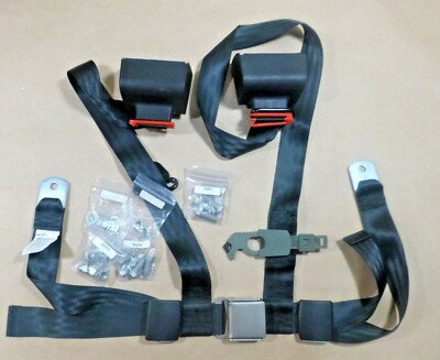 USGI Beams Ind. 4 Point 2 Emergency Locking Retractors 2'' Seat Belt Harness USA