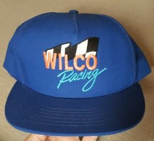 VTG Wilco Racing Embroidered Snapback Hat USA Blue