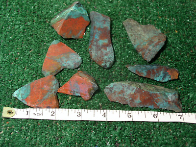 Sonora Sunrise CHRYSOCOLLA Slabs and Ends 239 Grams  Lapidary  Rough
