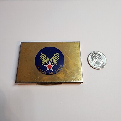 McClellan Field Air Force Base AFB gold compact