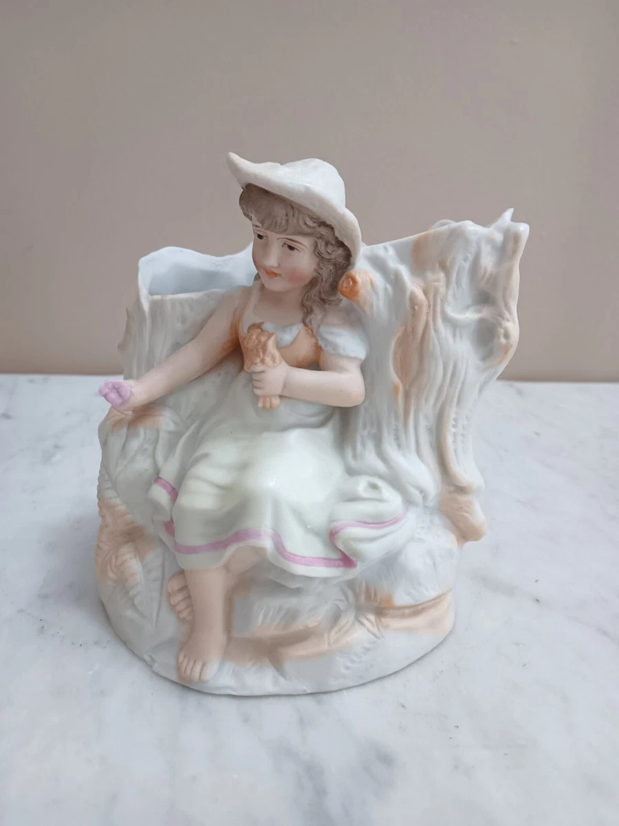 White Ceramic Original Collectible 1900-1919 Time Period