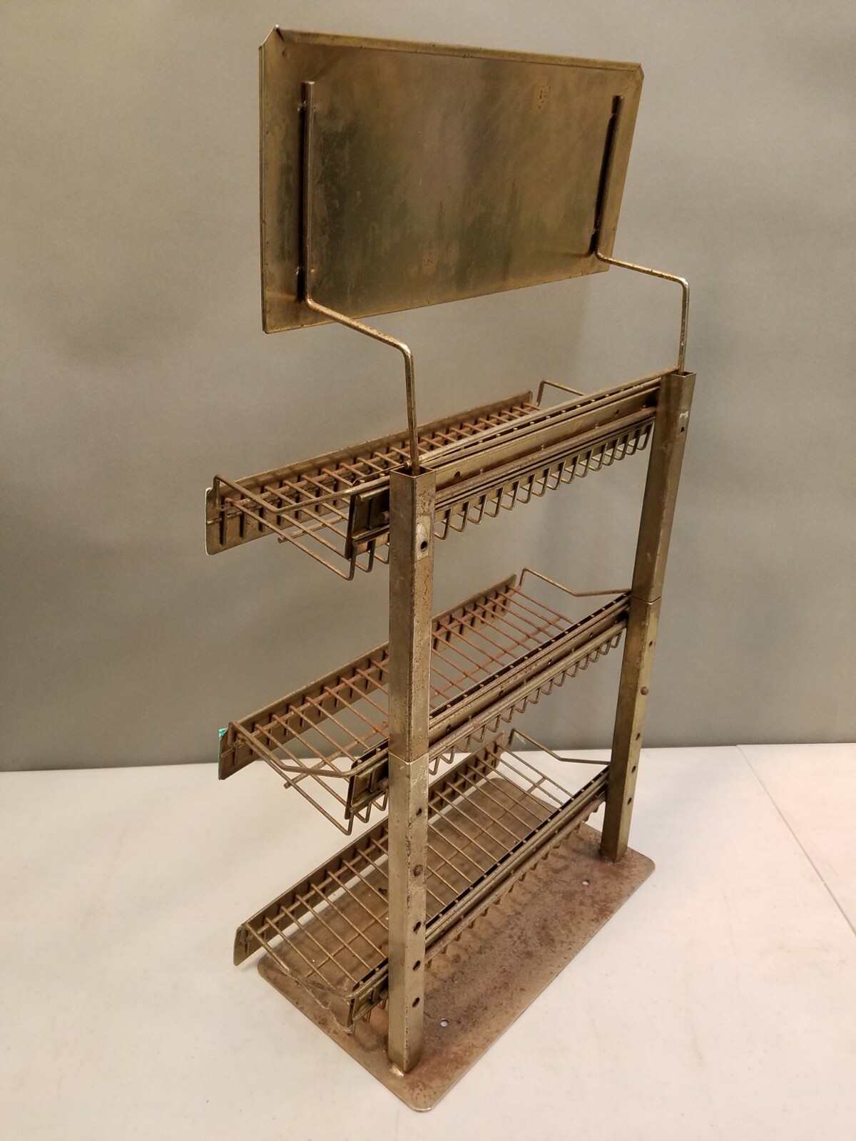 Vintage B KOOL Cigarette Metal Counter Display Advertising Store Sign