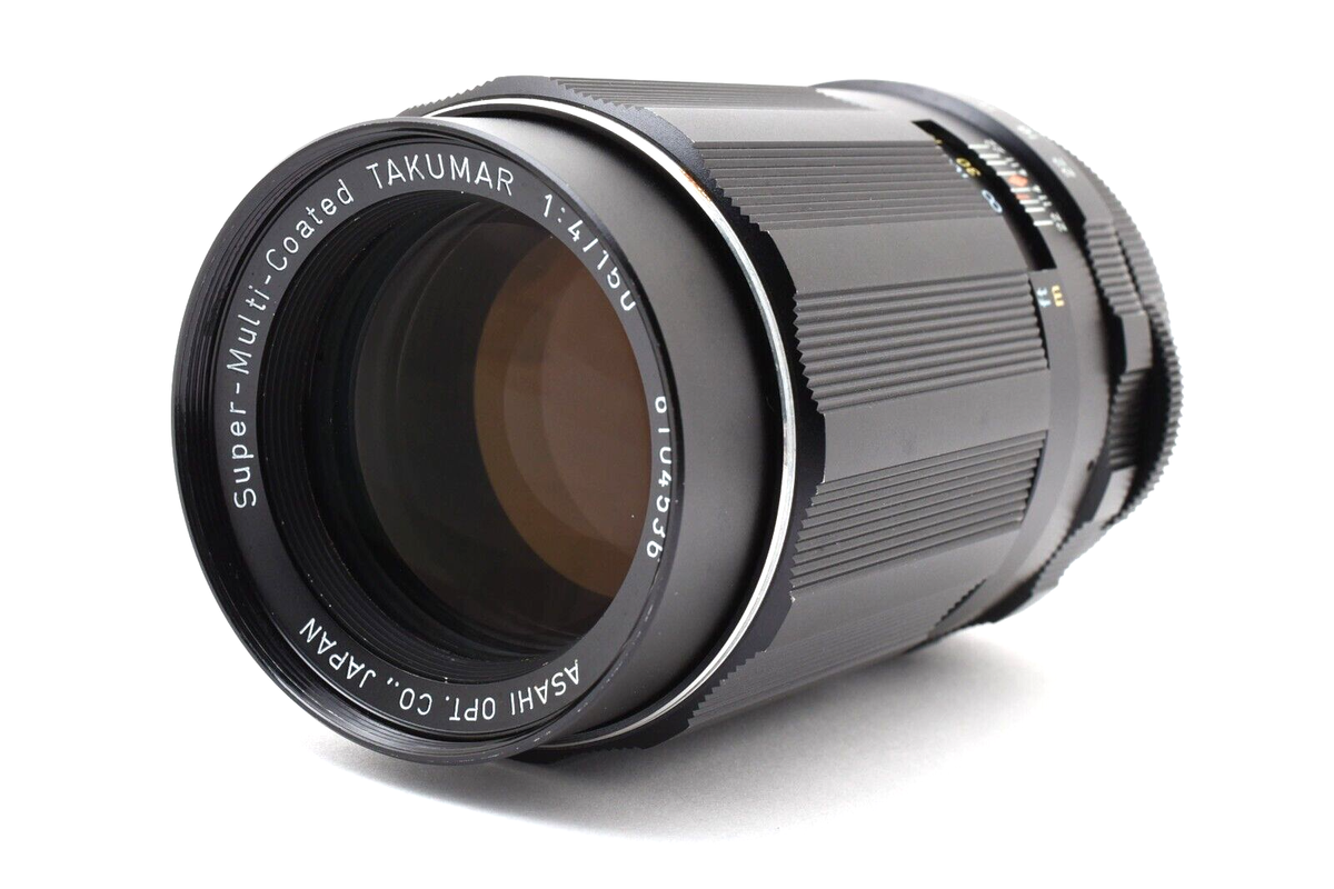 PENTAX Super Multi Coated TAKUMAR 150mm F/4 MF Lens Black