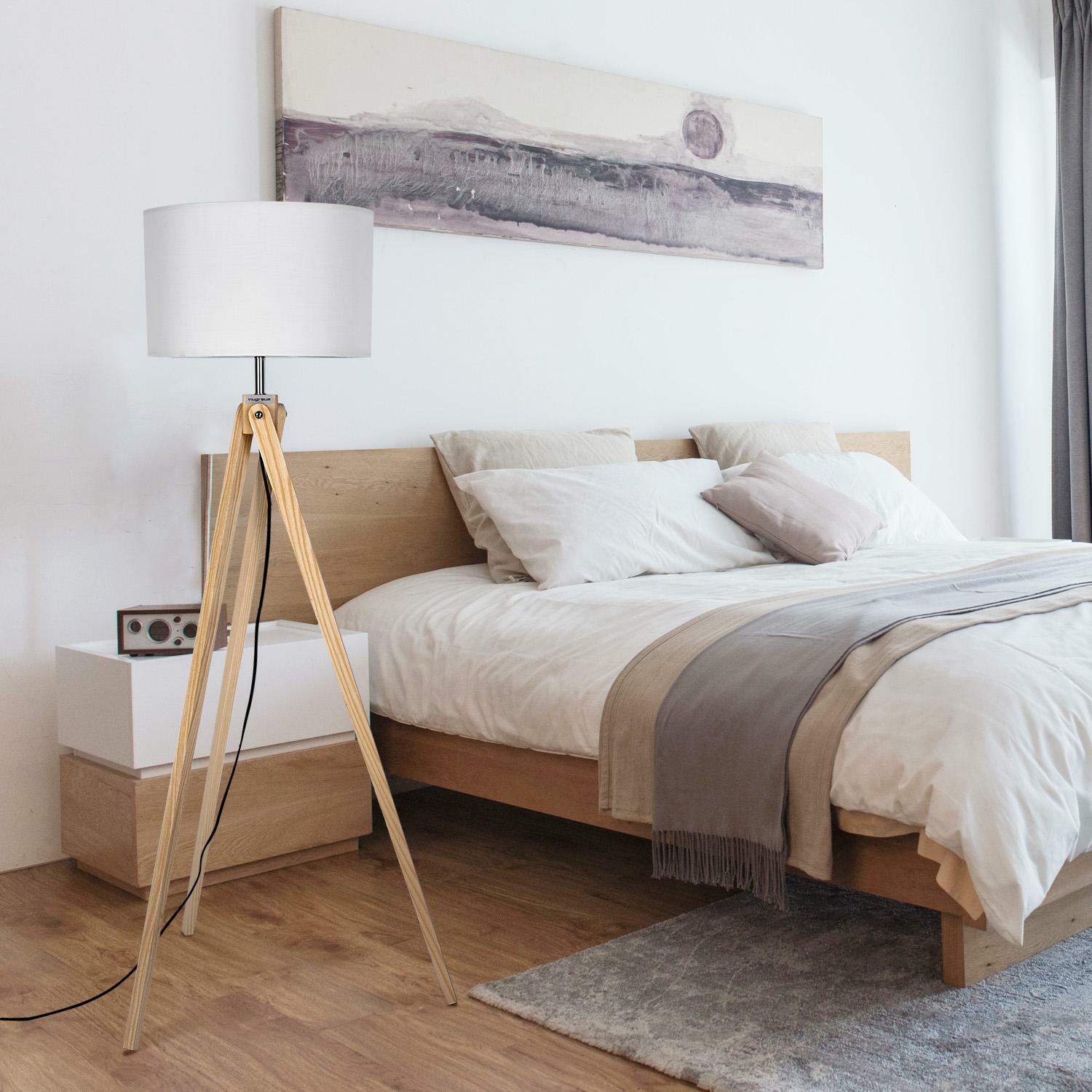 Floor Lamp Industrial Vintage Design Tripod Lighting Searchlight