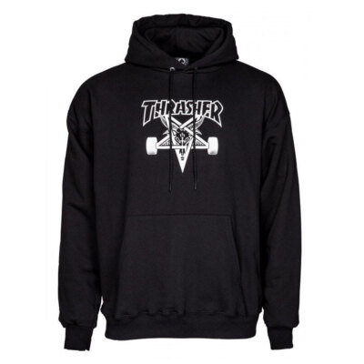Hoodie Thrasher Skate Goat Hood Black