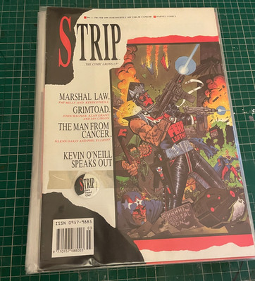 STRIP COMIC MAGAZINE #1-12 (Free gift) plus free issue #6 1990 Marvel UK