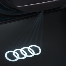 Original Audi LED Einstiegsleuchten Audi Ringe  4G0052133G mit schmalen Stecker