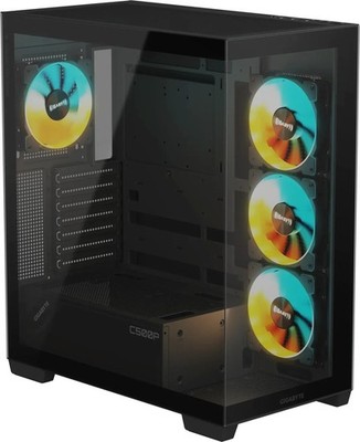 Gigabyte AORUS C500 Panoramic Stealth Midi Tower Gaming Gehäuse mit Glasseite...
