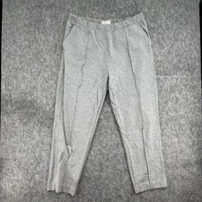 Everlane Dream Pants Womens Extra Large Heathered Grey Tapered Knit Trousers