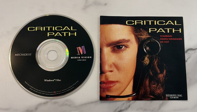 Critical Path PC & MAC CD-ROM Computer Game 1994 DISC AND PAMPHLET ONLY