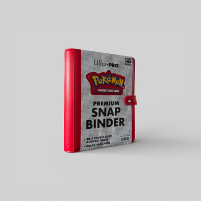 Ultra Pro Pokémon Premium Snap Binder | rot | 4-Pocket | für 160 Karten