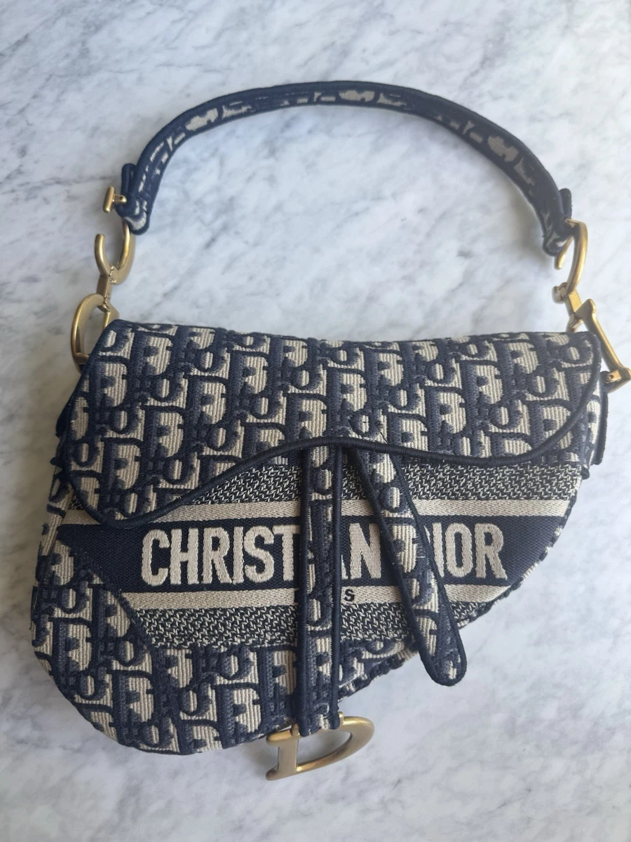 Dior Saddle Bag Blue Bags & Handbags for Women for sale | eBay