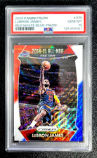 2015 PSA 10 GEM MINT LEBRON JAMES RED WHITE AND BLUE PRIZM All NBA 1st Team 6360