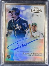 Barreto, Franklin - 2017 Topps Gold Label - Rookie - Autograph