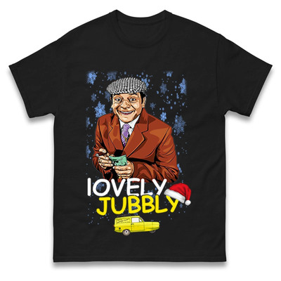 Gildan Tee Del Boy Rodney Uncle Albert Lovely Jubbly Christmas T Shirt Xmas Fest