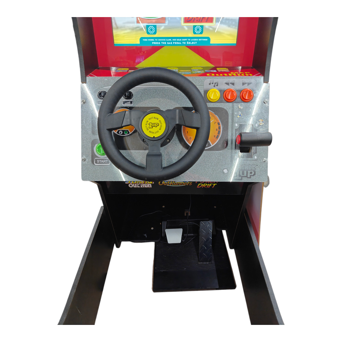 Arcade1Up OutRun Sit Down Racing Arcade Cabinet 4 Games | eBay